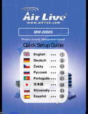 Air Live MW-2000S Quick Setup Manual