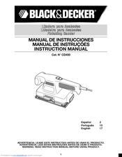 Black & Decker CD450 Instruction Manual