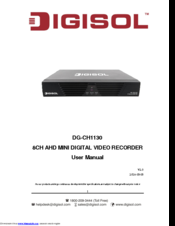 Digisol DG-CH1130 User Manual