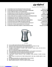 Alpina SF-2809 Instructions For Use Manual