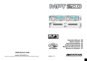 JBSYSTEMS Light MPT200 Operation Manual