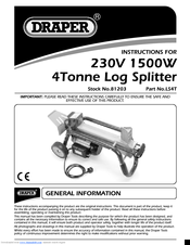 Draper LS4T Instructions Manual