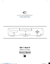 ELECTROCOMPANIET EMC 1 Mark IV Owner's Manual