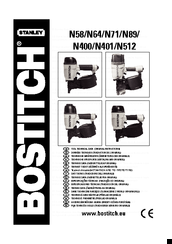 Bostitch N400 Original Instructions Manual