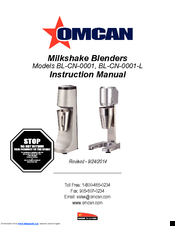 Omcan BL-CN-0001 Instruction Manual