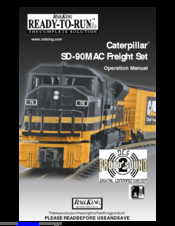 Rail King Caterpillar SD-90MAC Operation Manual