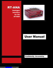 RT-ANA RT3000 User Manual