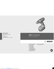 Bosch GSB Professional 18-2 Original Instructions Manual