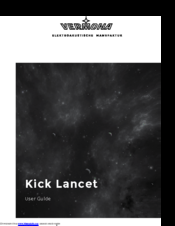 Vermona kick lancet User Manual
