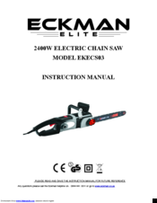 Eckman EKECS03 Instruction Manual
