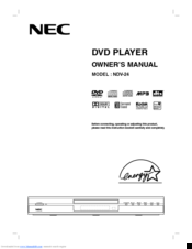 NEC NDV-24 Owner's Manual