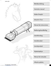 Heiniger Cordless Instruction Manual