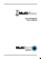 Multitech MultiModem MT5600ZDX Owner's Manual