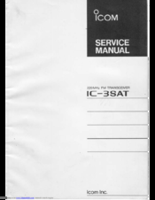Icom IC-3SAT Service Manual