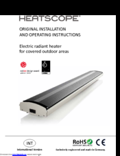 Heatscope MHS-DAHDB Original Installation And Operating Instructions