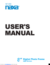 Naxa NF-800 User Manual