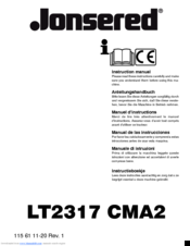 Jonsered LT2316CM Instruction Manual