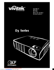 Vivitek D3 Series User Manual