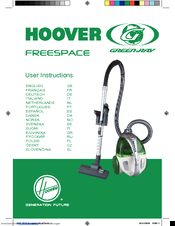 Hoover FREESPACE User Instructions
