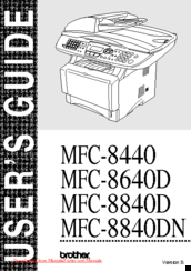 Brother MFC-8640D User Manual