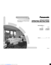 Panasonic CS-A12ATP5 Operating Instructions Manual