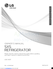 LG LSSC 243ST Owner's Manual