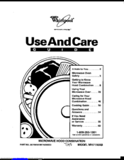 Whirlpool MH7110XB Use And Care Manual