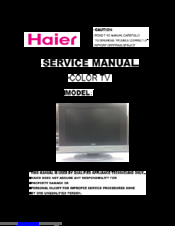 Haier HLC19W-A Servise Manual