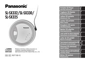 Panasonic SL-SX332 Operating Instructions Manual