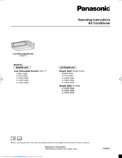 Panasonic S-60PF1R5A Operating Instructions Manual