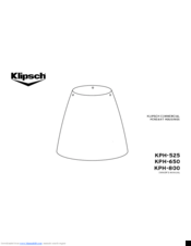 Klipsch KPH-650 Owner's Manual