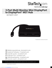 StarTech.com MSTMDP123DP Manual