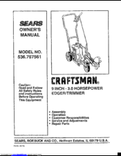 Sears 536.797561 Owner's Manual