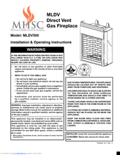 MHSC MLDV500 Installation & Operating Instructions Manual
