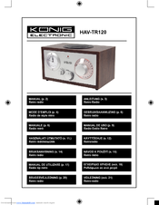 Konig HAV-TR120 Manual