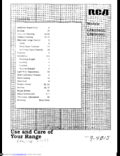 RCA L3B360GL Manual
