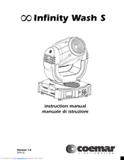 Coemar Infinity Wash S Instruction Manual
