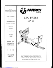 Marcy LP 90 Owner's Manual