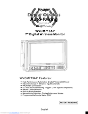 Voyager WVOM713AP User Manual