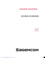 SAGEMCOM D350 User Manual