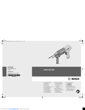 Bosch 0 607 557 501 Original Instructions Manual