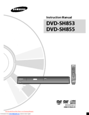 Samsung DVD-SH855 Instruction Manual