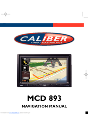 Caliber MCD893 Navigation Manual