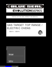 Blue Seal GE576 Installation And Operation Manual