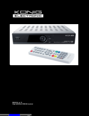 Konig DVB-S2 REC10 User Manual
