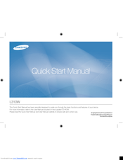 Samsung L310W Quick Start Manual