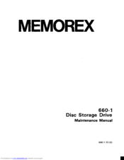 Memorex 660-1 Maintenance Manual
