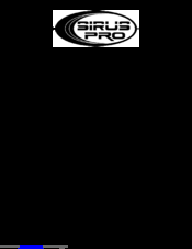 Sirus MXA 4500 User Manual