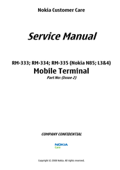 Nokia RM-335 Service Manual