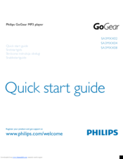 Philips 5ZH-CN SA3MXX02 Quick Start Manual